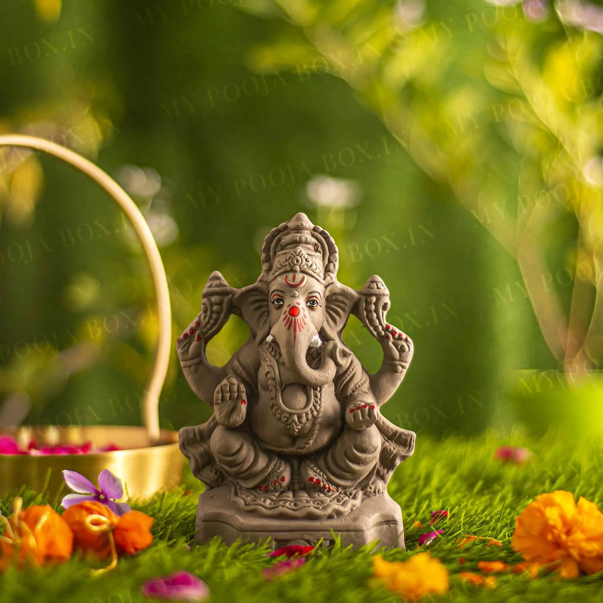 6INCH Heramba Eco-Friendly Ganpati | Plant-A-Ganesha