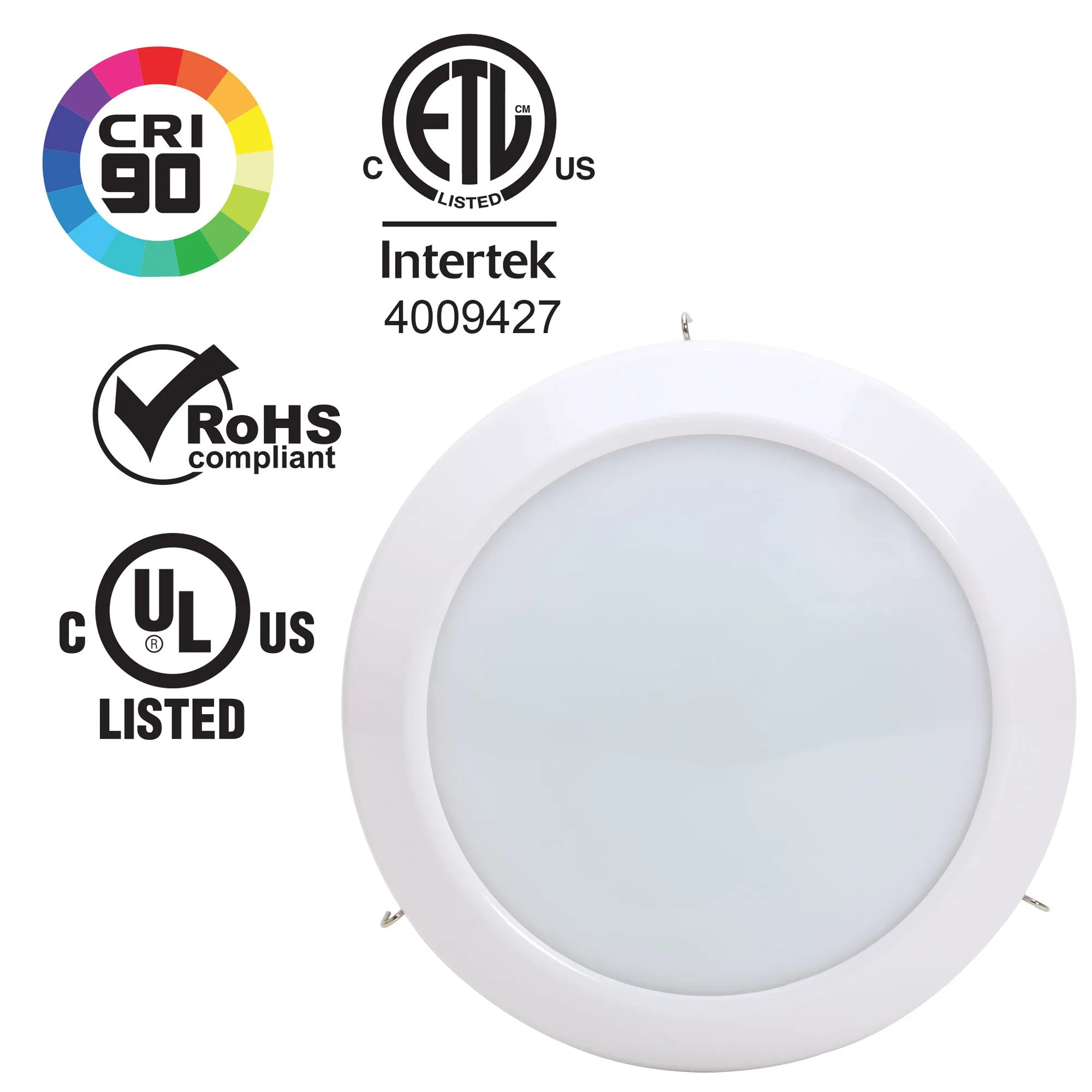75-Watt Equivalent Universal 6in. 1000 Lumens LED Downlight Light Replacement Disc