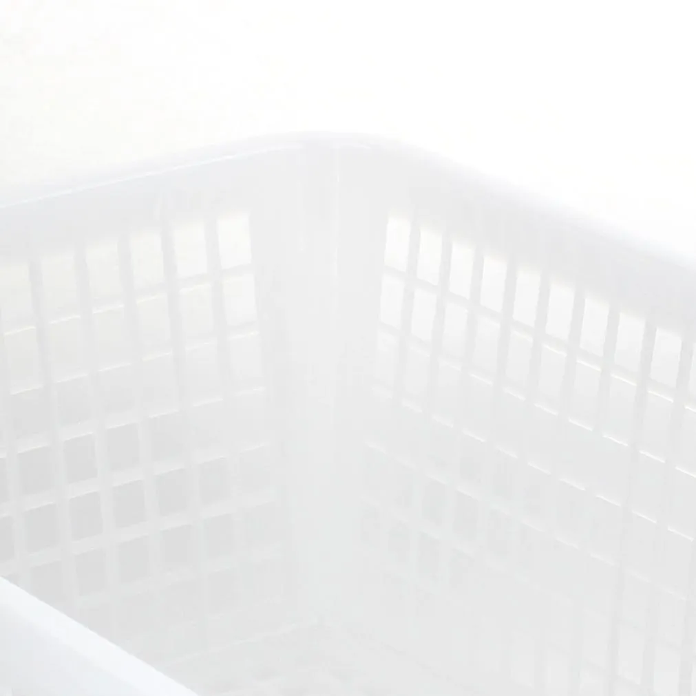 A4 White Basket / Desk Organizer