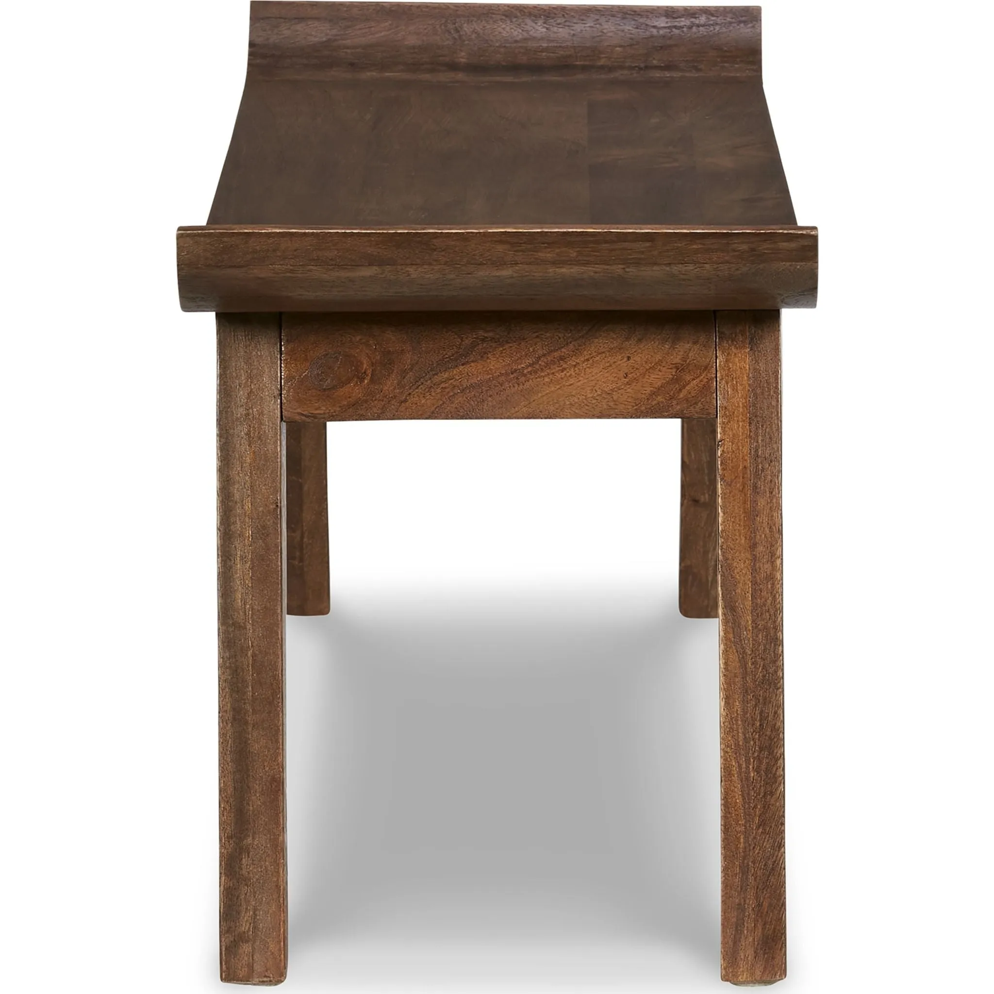 Abbianna Bench - Medium Brown