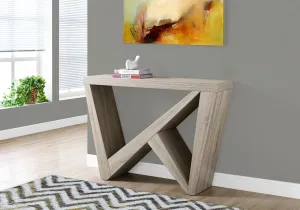 Accent Table, Console, Entryway, Narrow, Sofa, Living Room, Bedroom, Brown Laminate, Contemporary, Modern