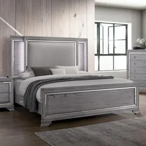Alanis Light Gray Cal.King Bed