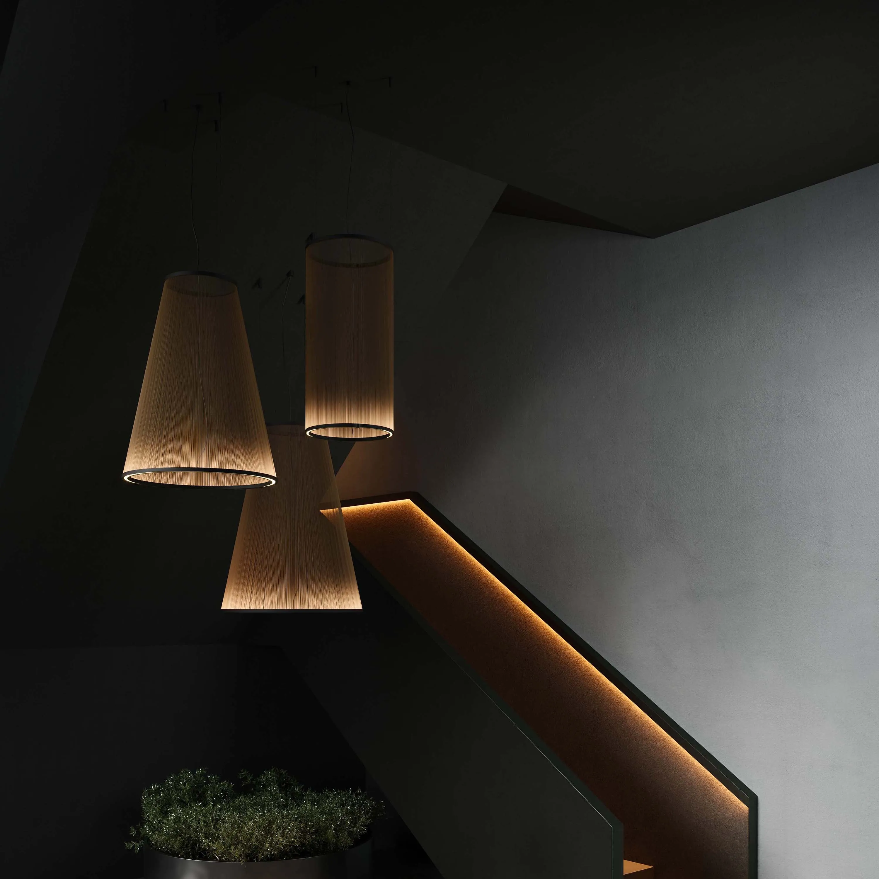 Array Cone LED Pendant Light