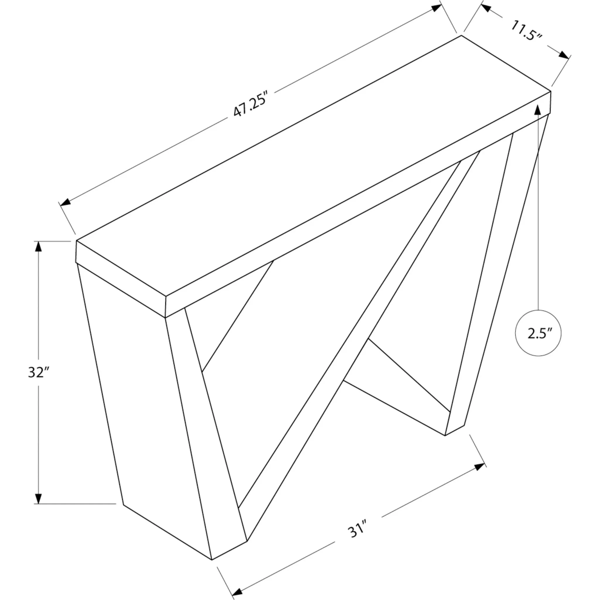 Aster Accent Table