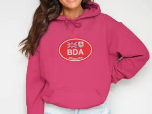 Bermuda Vacation Flag Hoodie for Pink Sand Beach Lovers