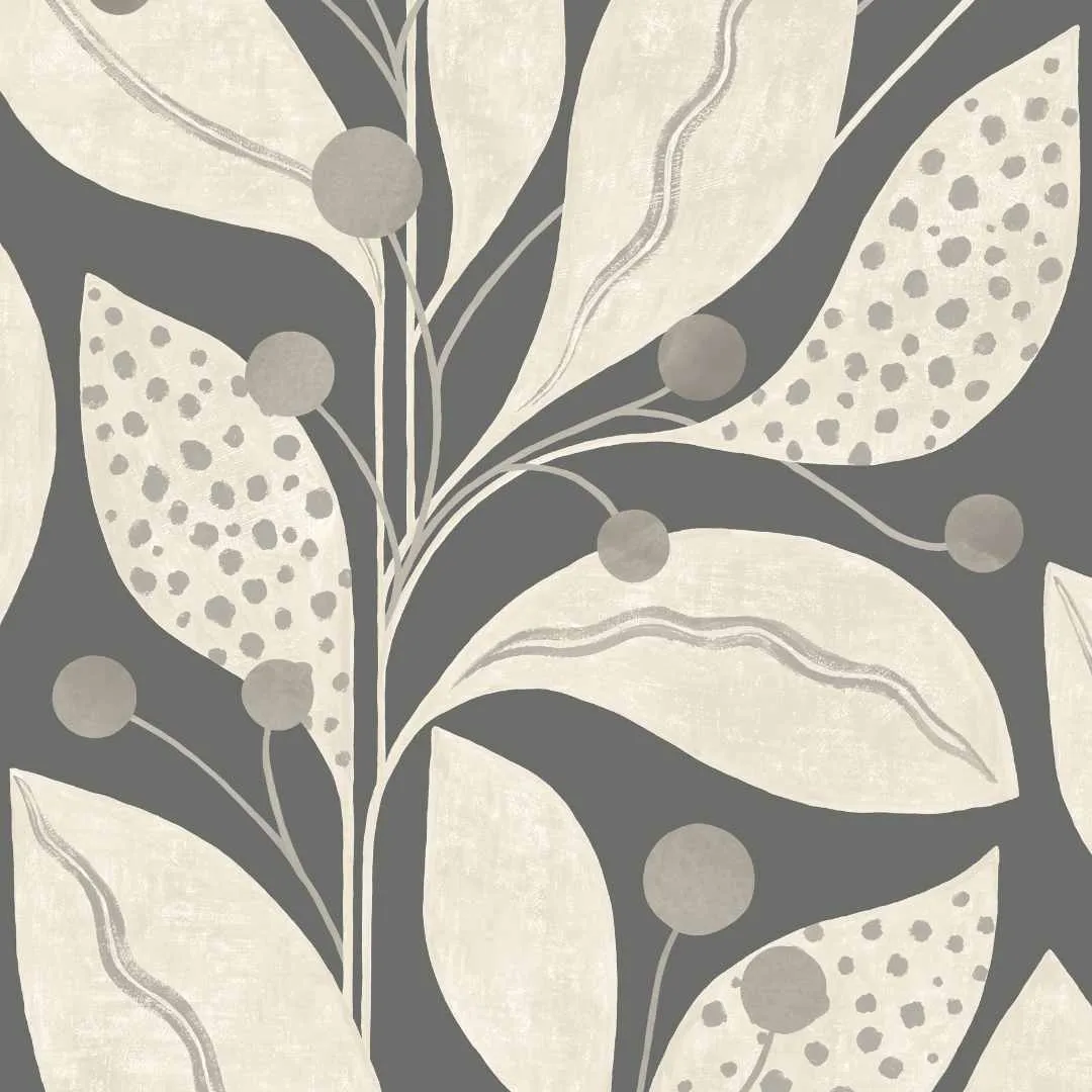 Berry Dot Wallpaper - Neutral - Ohpopsi