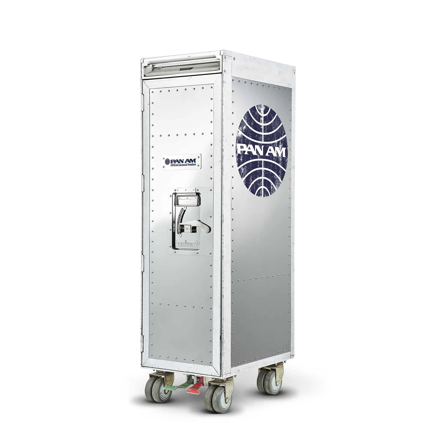 bordbar | rivet rocker trolley aluminium | ensemble