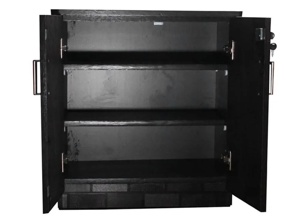 Brick Textured 2 Door Shoe Rack