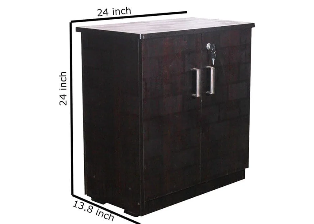 Brick Textured 2 Door Shoe Rack