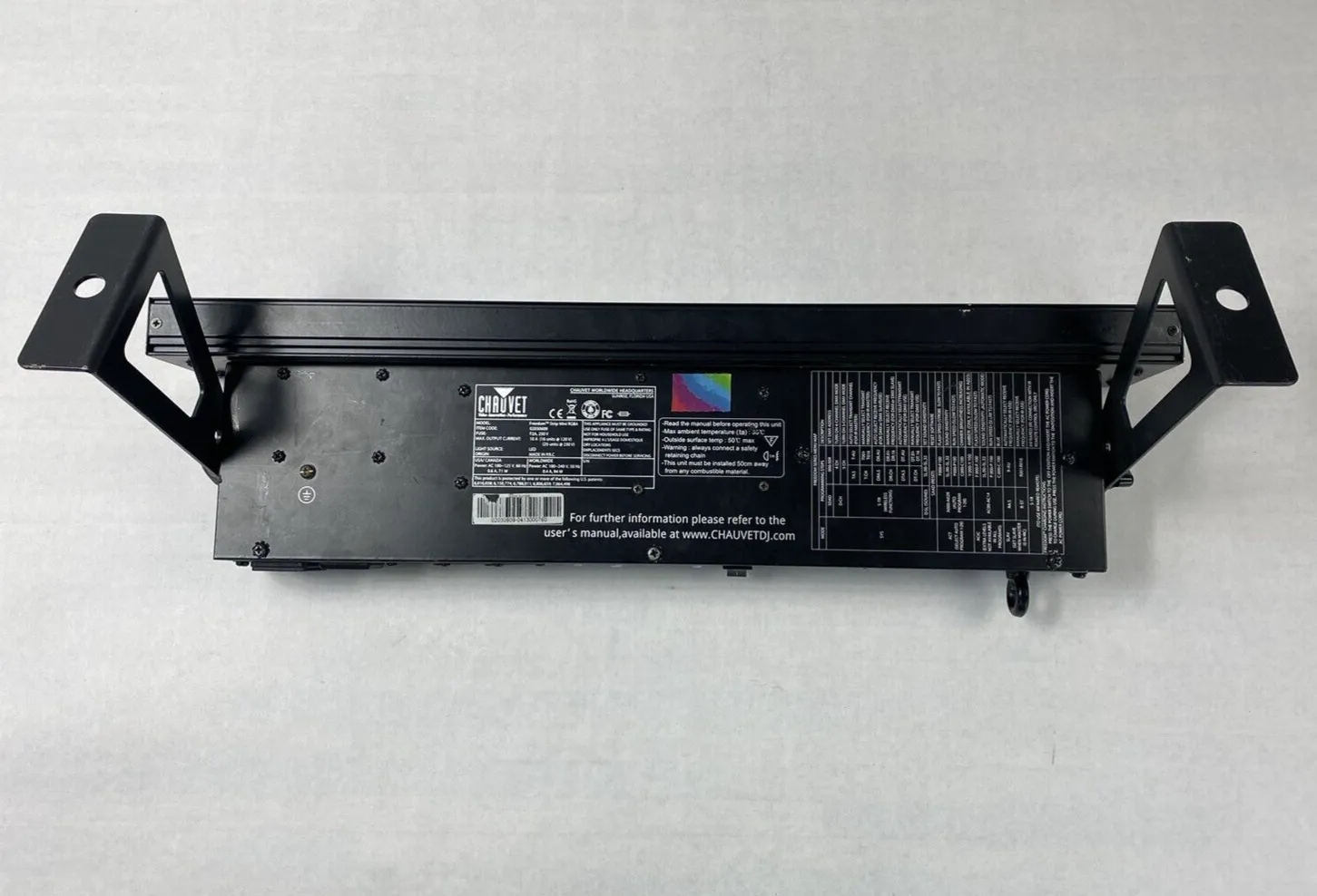 Chauvet Freedom Strip Mini RGBA Light Strip Fixture No AC Adapter Tested