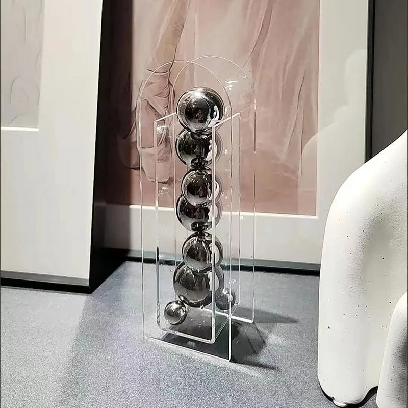 Chrome Rounds Acrylic Accent