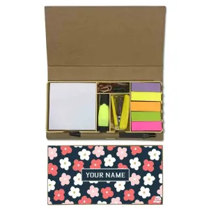 Custom Stationary Kit for Girls School Use - Floral