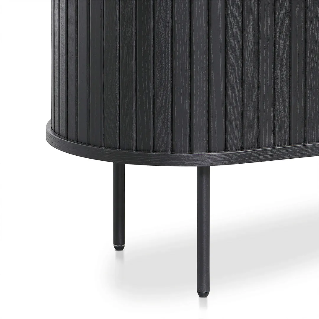 Dania 1.18 (H) Wooden Storage Cabinet - Full Black