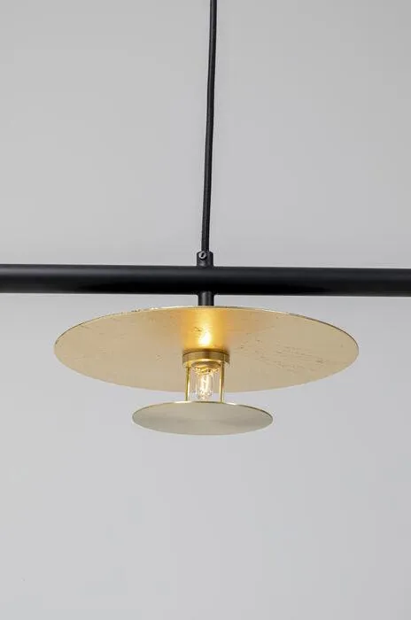 Disc Quattro Gold Dining Pendant Lamp