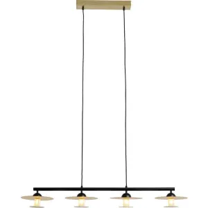 Disc Quattro Gold Dining Pendant Lamp