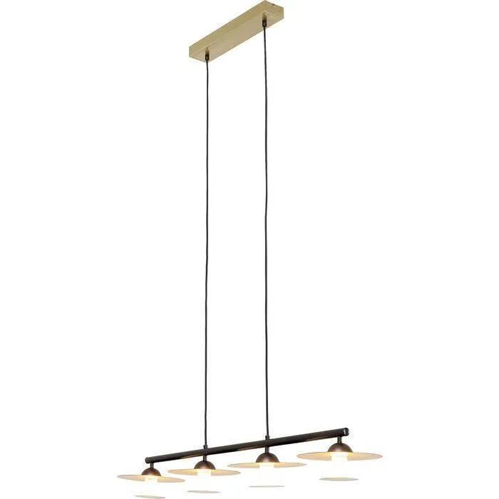 Disc Quattro Gold Dining Pendant Lamp