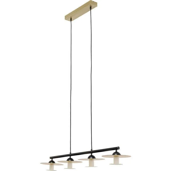 Disc Quattro Gold Dining Pendant Lamp