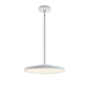 EGRP 16 In. LED Pendant Light 120V White Finish