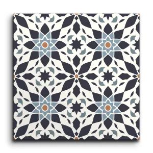 Encaustic Elegance of Floranavy Symmetry