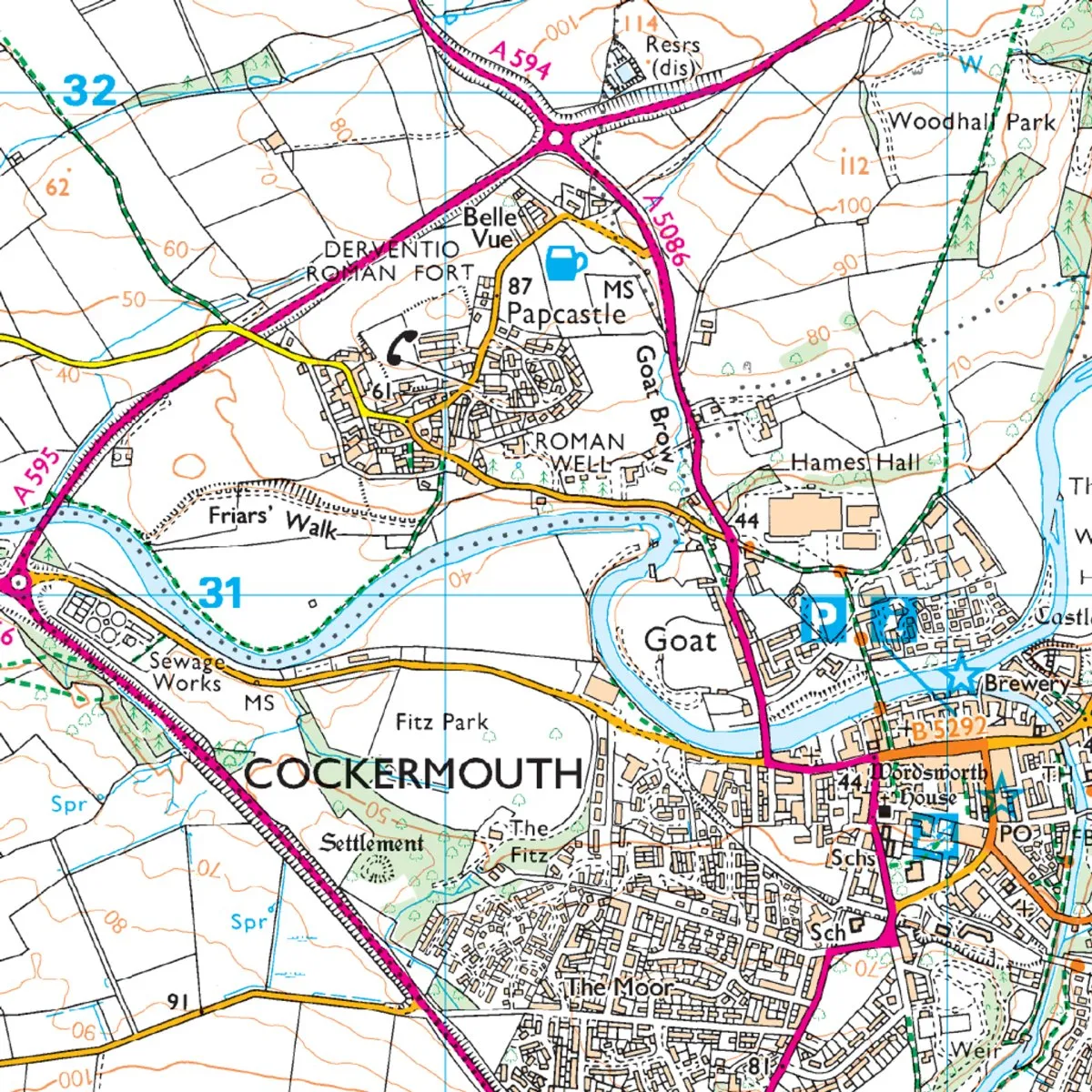 Explorer OL4 - The Lake District: North-western area 1:25,000