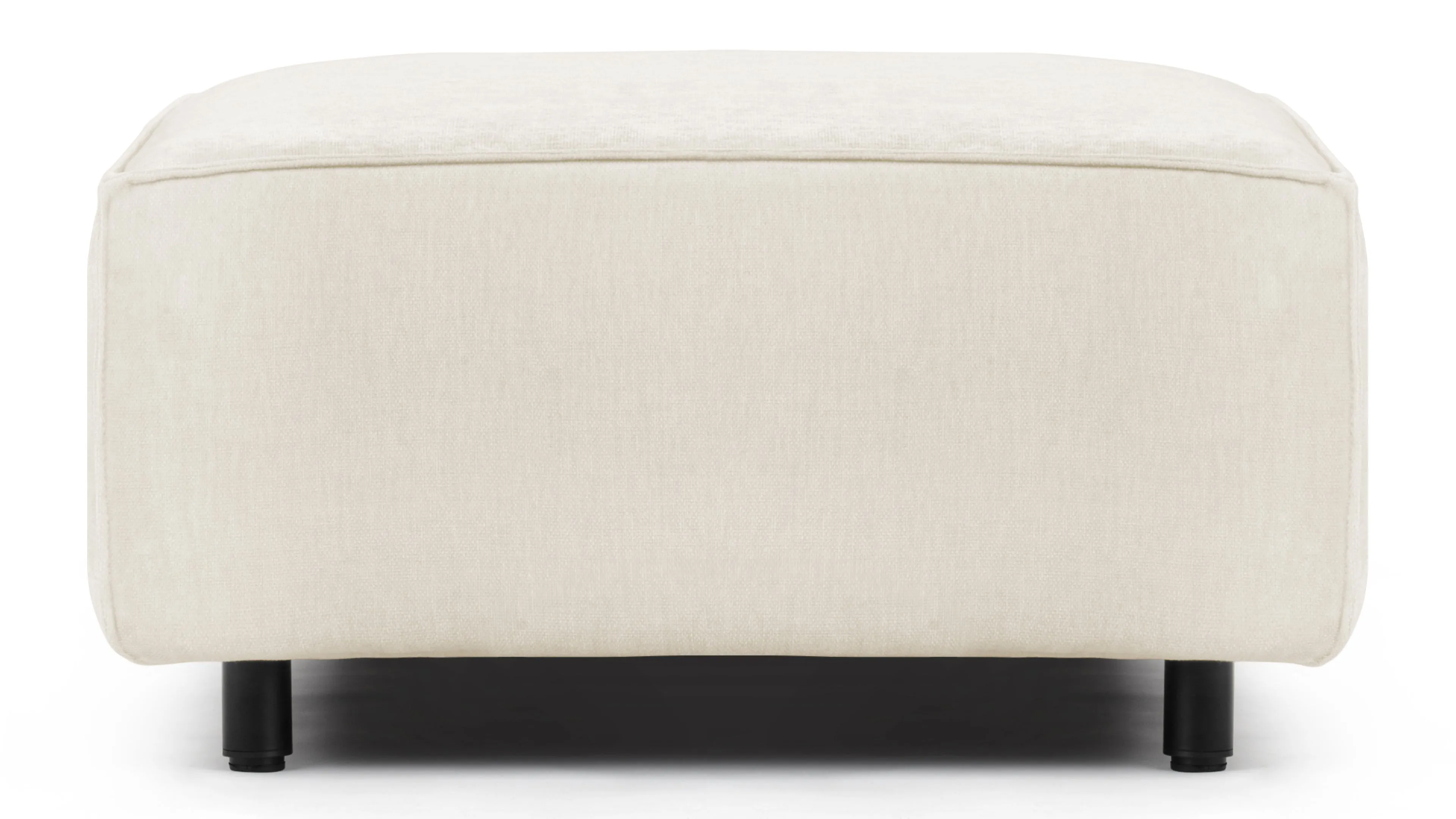 Extrasoft - Extrasoft Sectional Module, Extra Small Seat, Ivory Chenille
