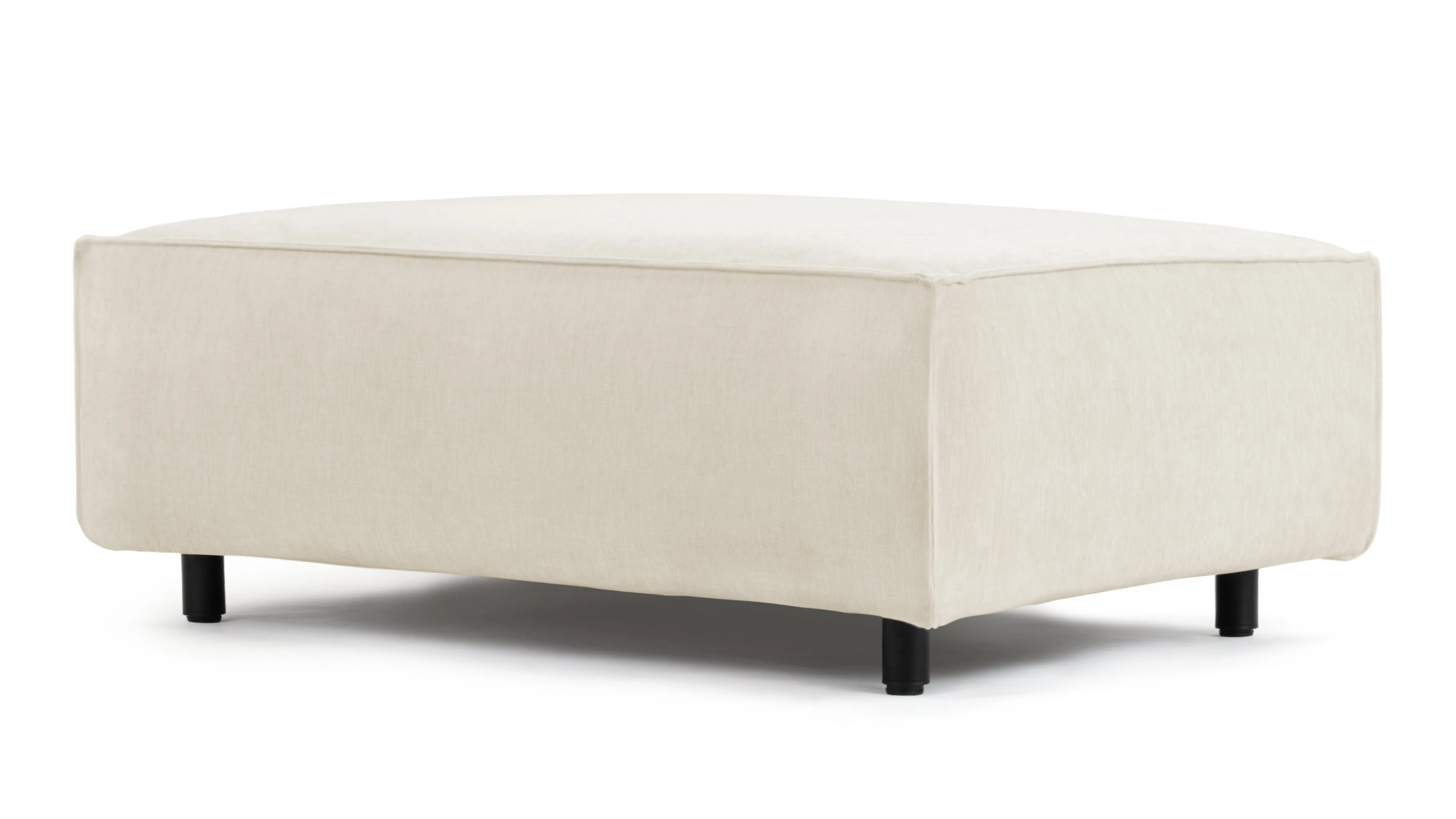 Extrasoft - Extrasoft Sectional Module, Extra Small Seat, Ivory Chenille