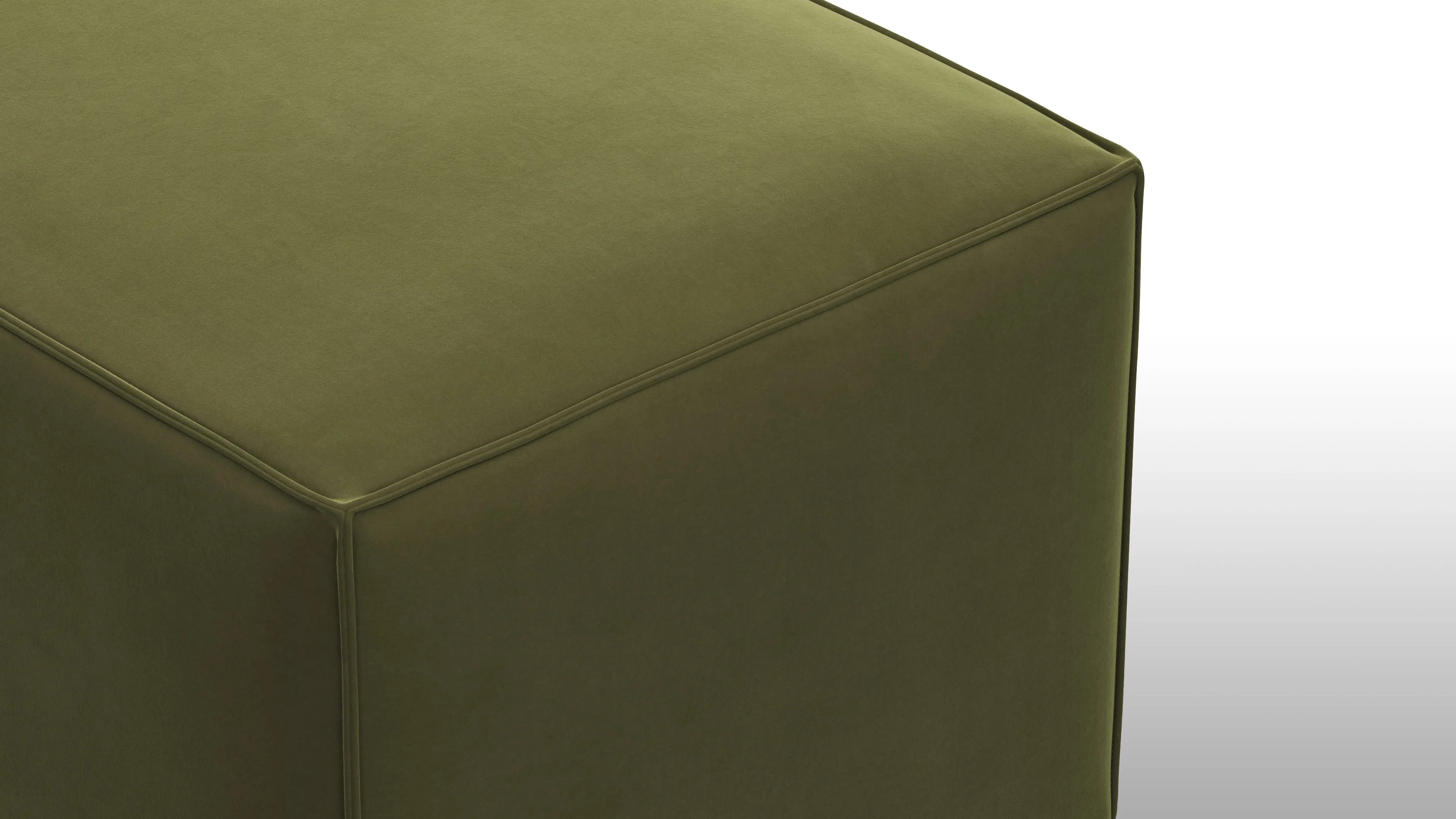 Extrasoft - Extrasoft Sectional Module, Large Backrest, Spruce Luxe Velvet