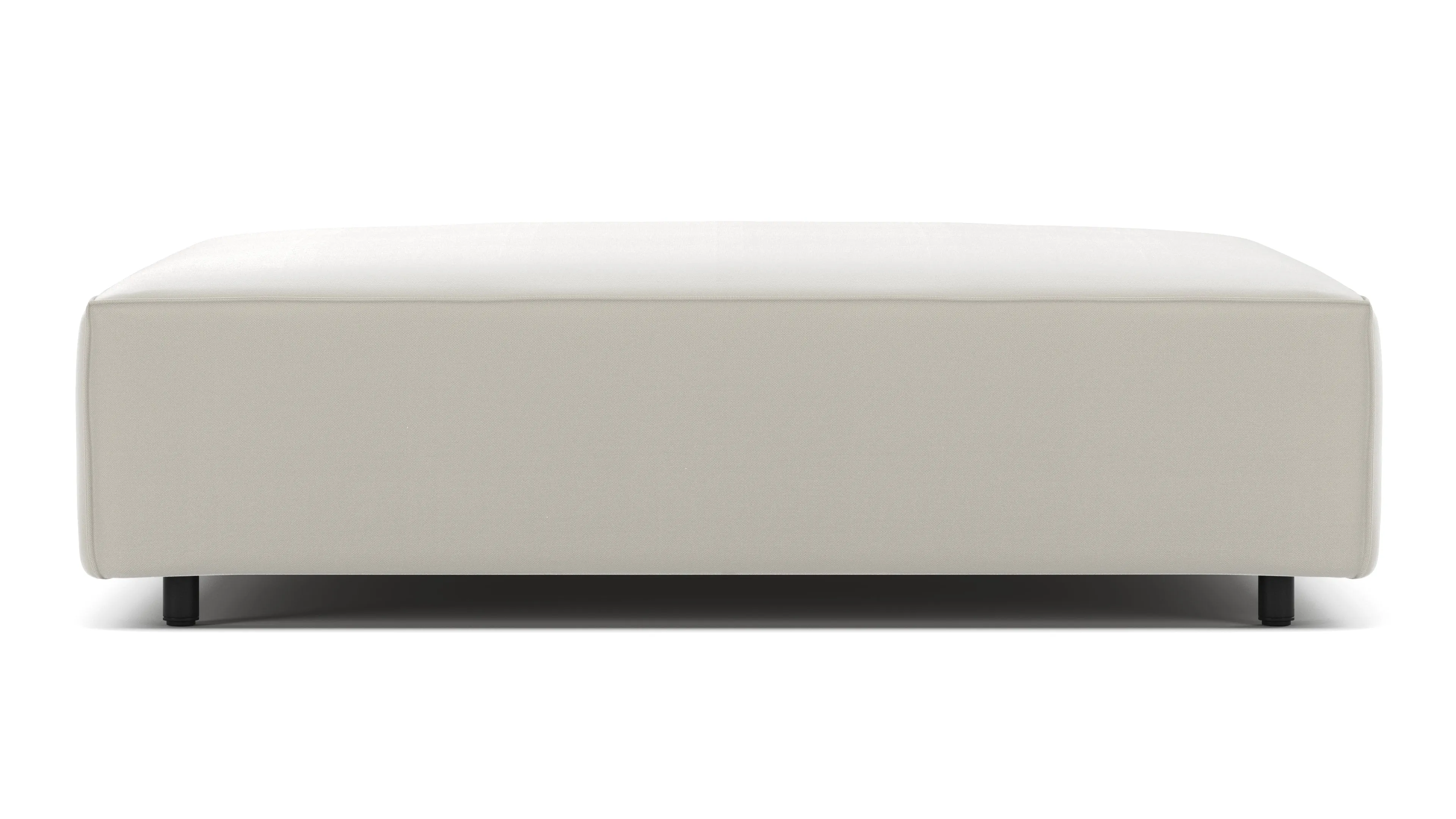 Extrasoft - Extrasoft Sectional Module, Large Seat, Oatmeal Brushed Weave