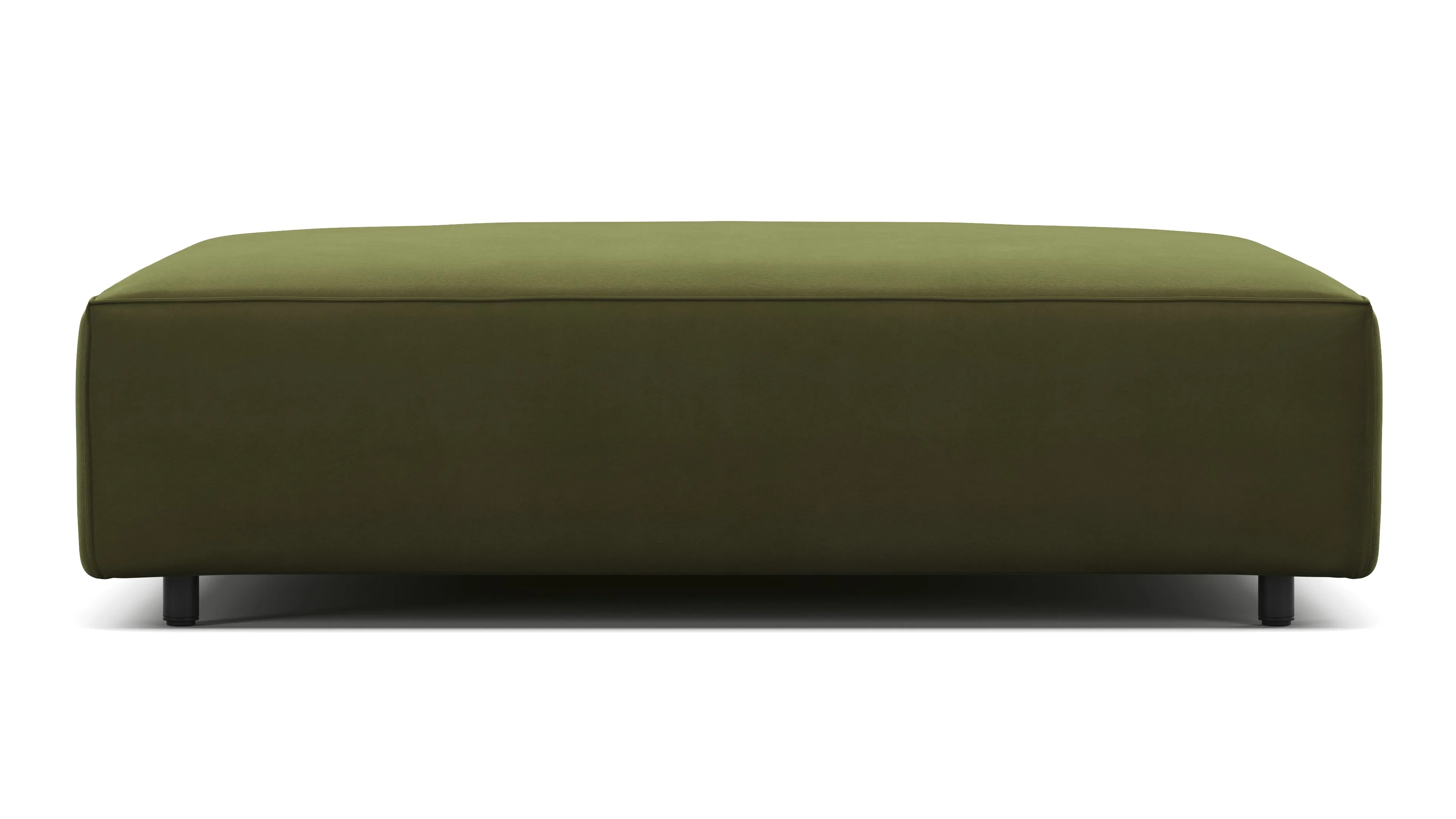 Extrasoft - Extrasoft Sectional Module, Large Seat, Spruce Luxe Velvet