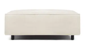 Extrasoft - Extrasoft Sectional Module, Small Seat, Ivory Chenille