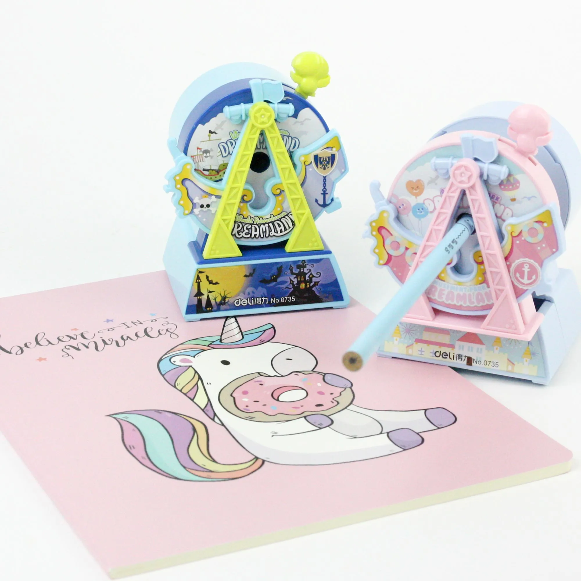 Ferris Wheel  Shaped Sharpener - 2 Colours