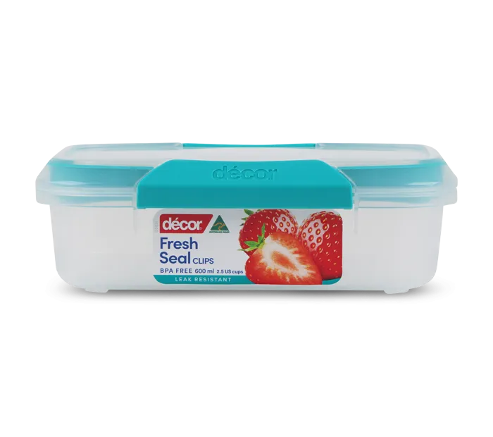 Food Containers, Oblong, 600ml