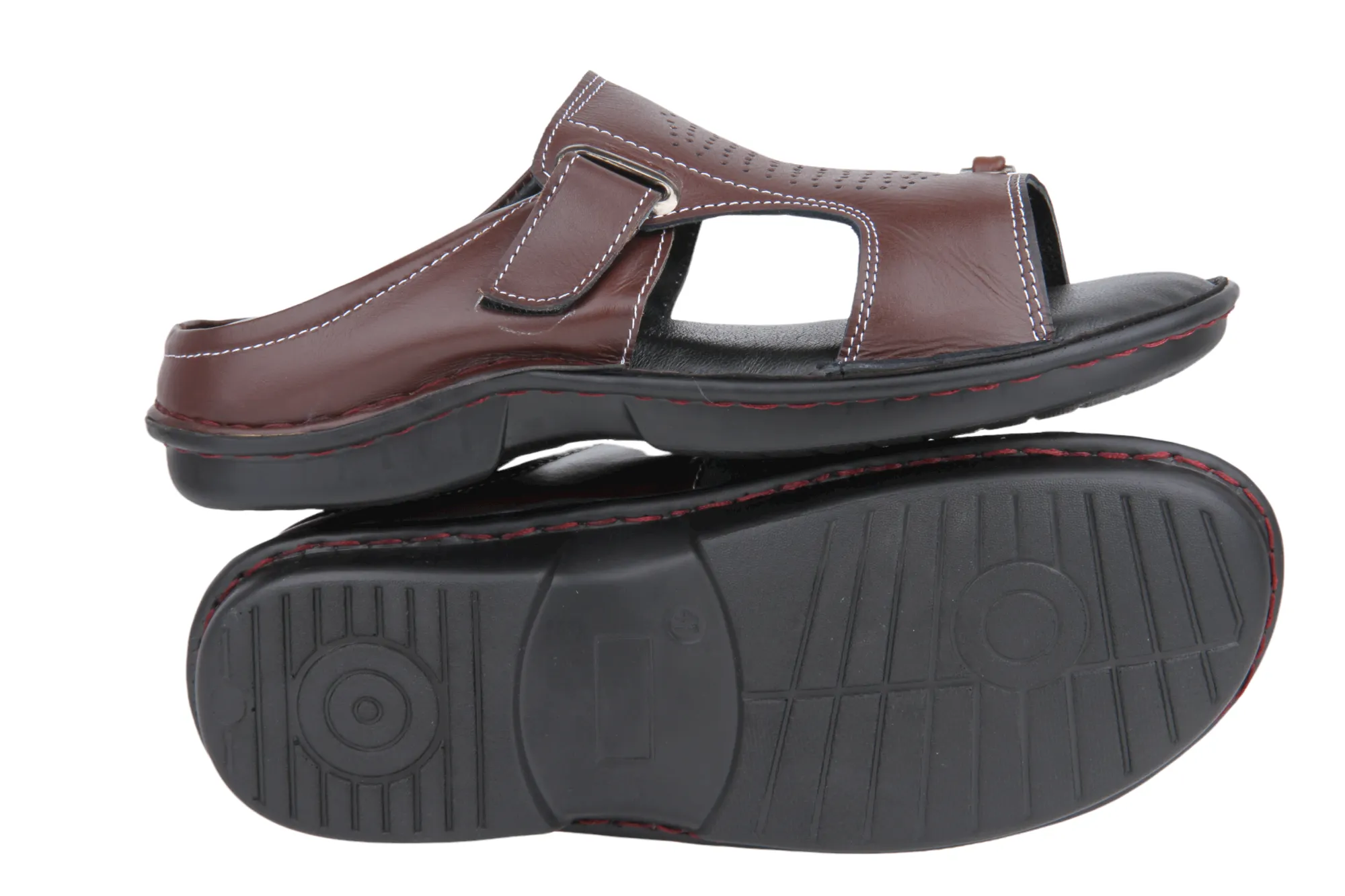 Gents leather chappal 26784