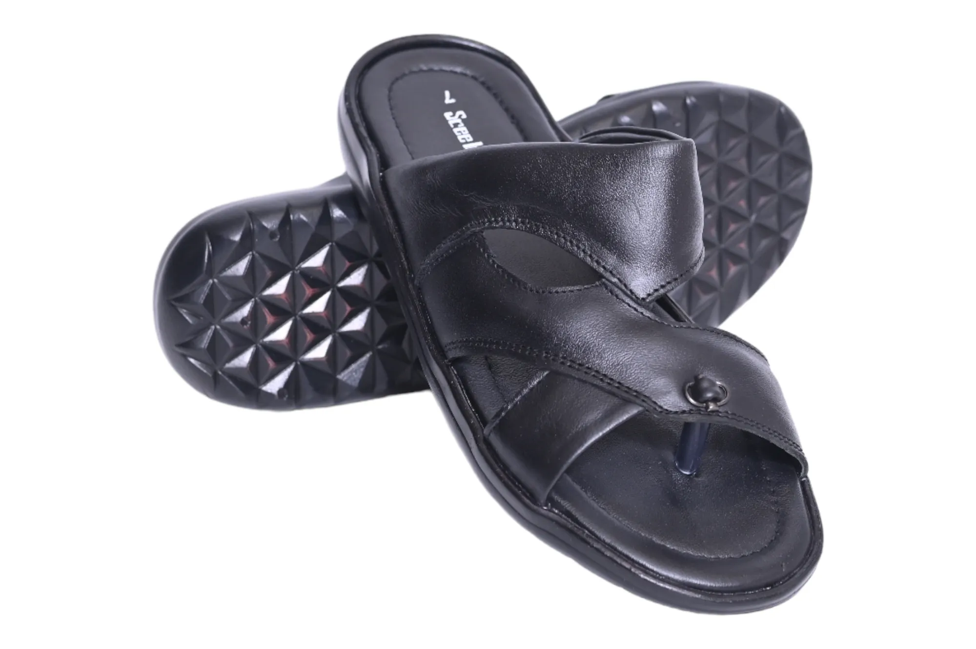 Gents leather chappal 26785
