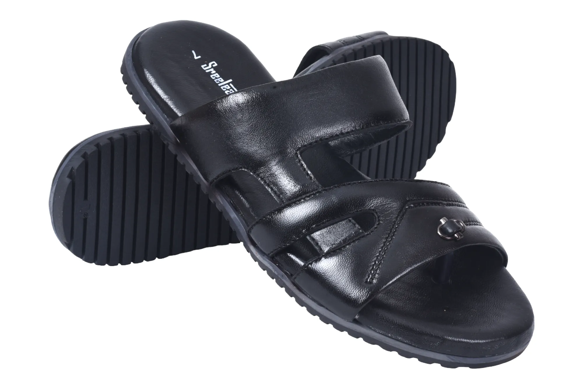 Gents leather chappal 26793