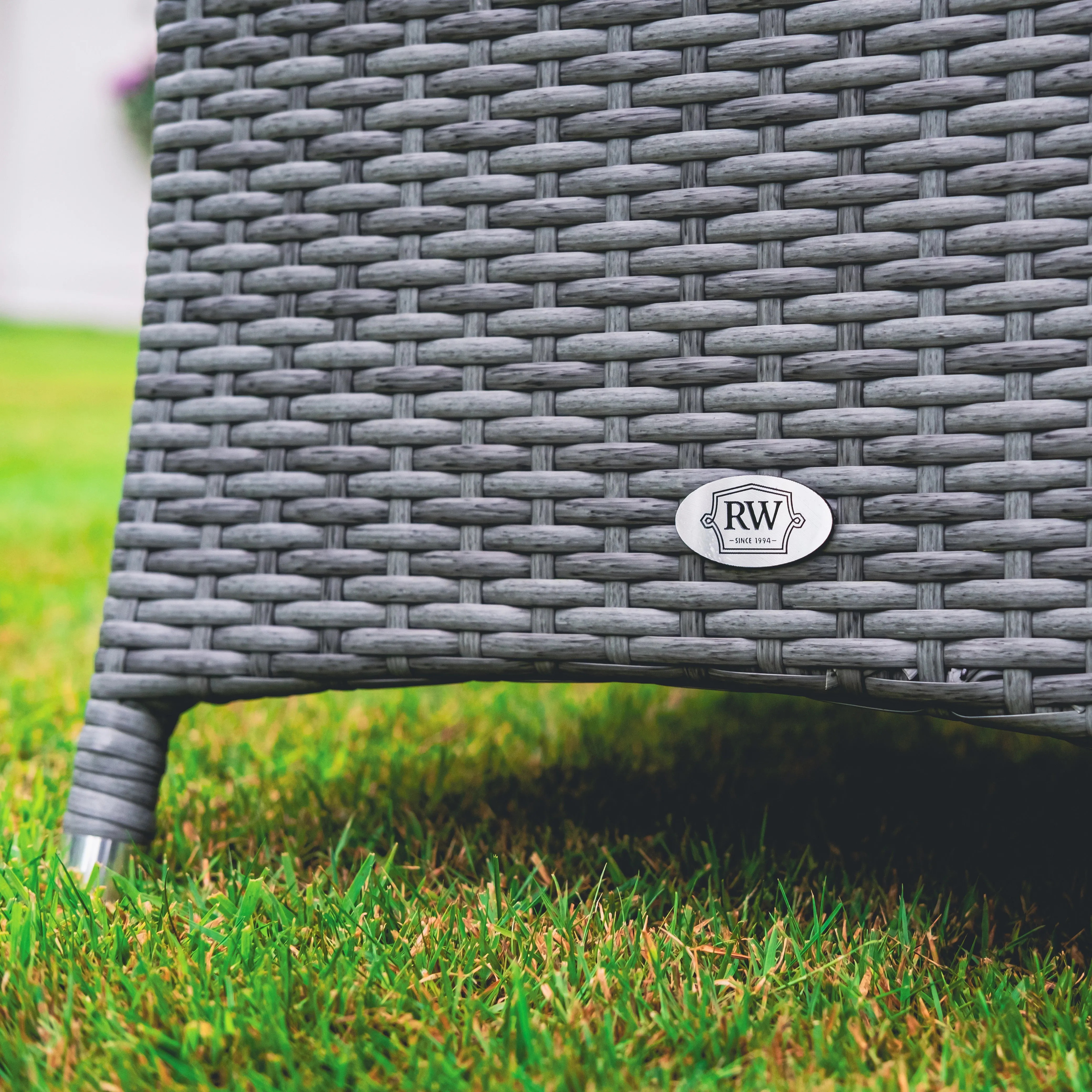 Havana- 2 Seat Bistro Set with 70cm Round Table (Light Grey)