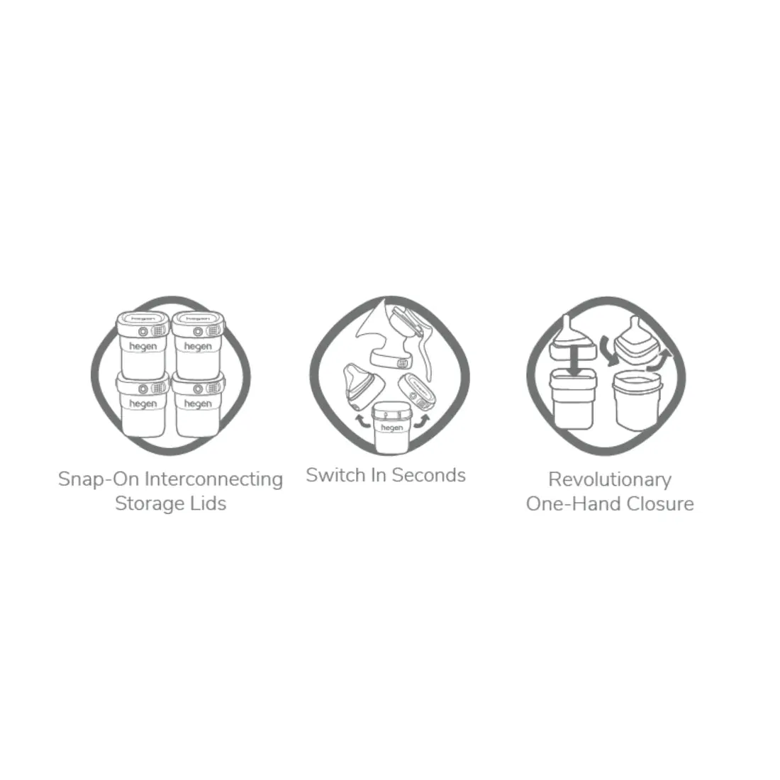 Hegen PCTO™ 150ml Breast Milk Storage PPSU, 4-pack