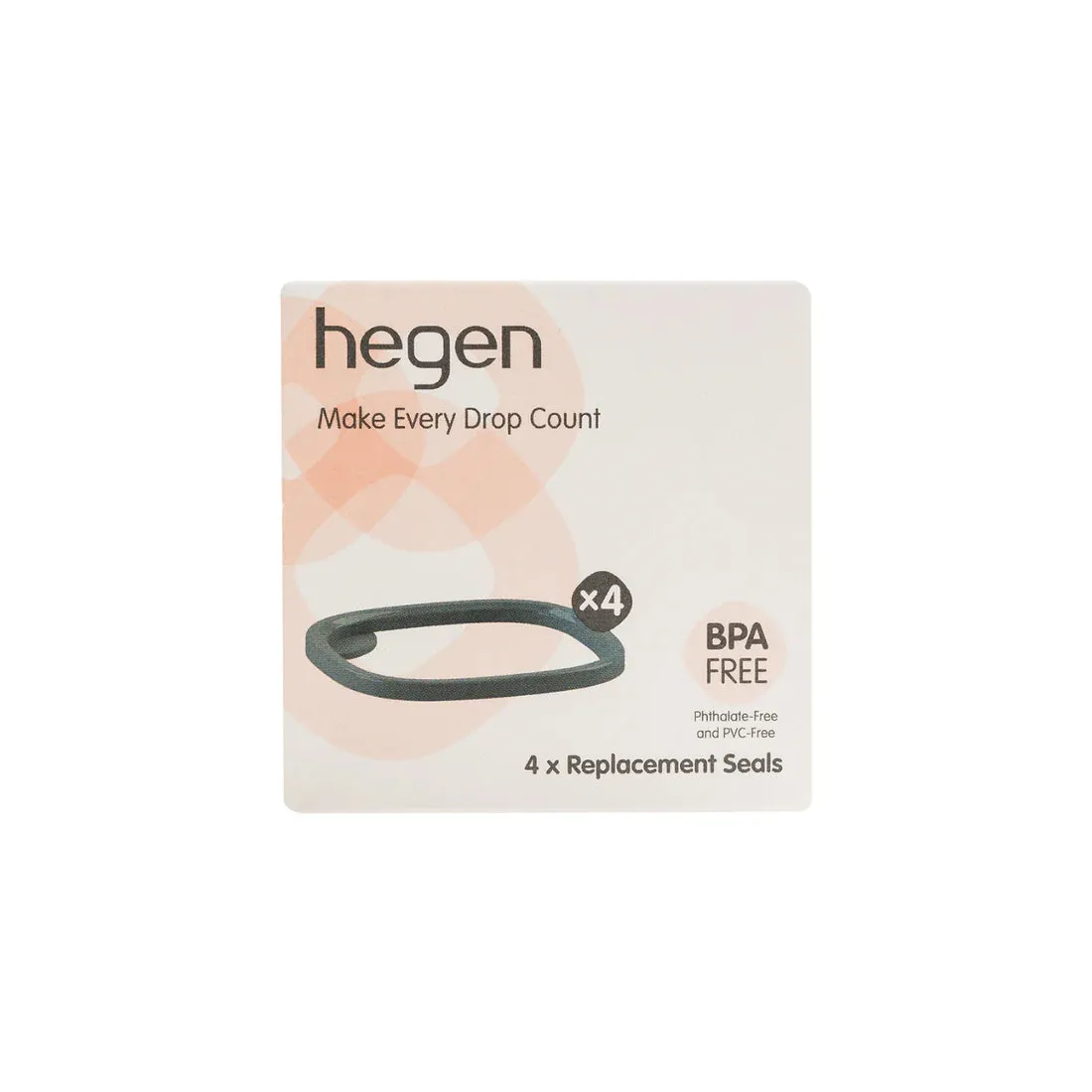 Hegen Replacement Seal, 4-Pack
