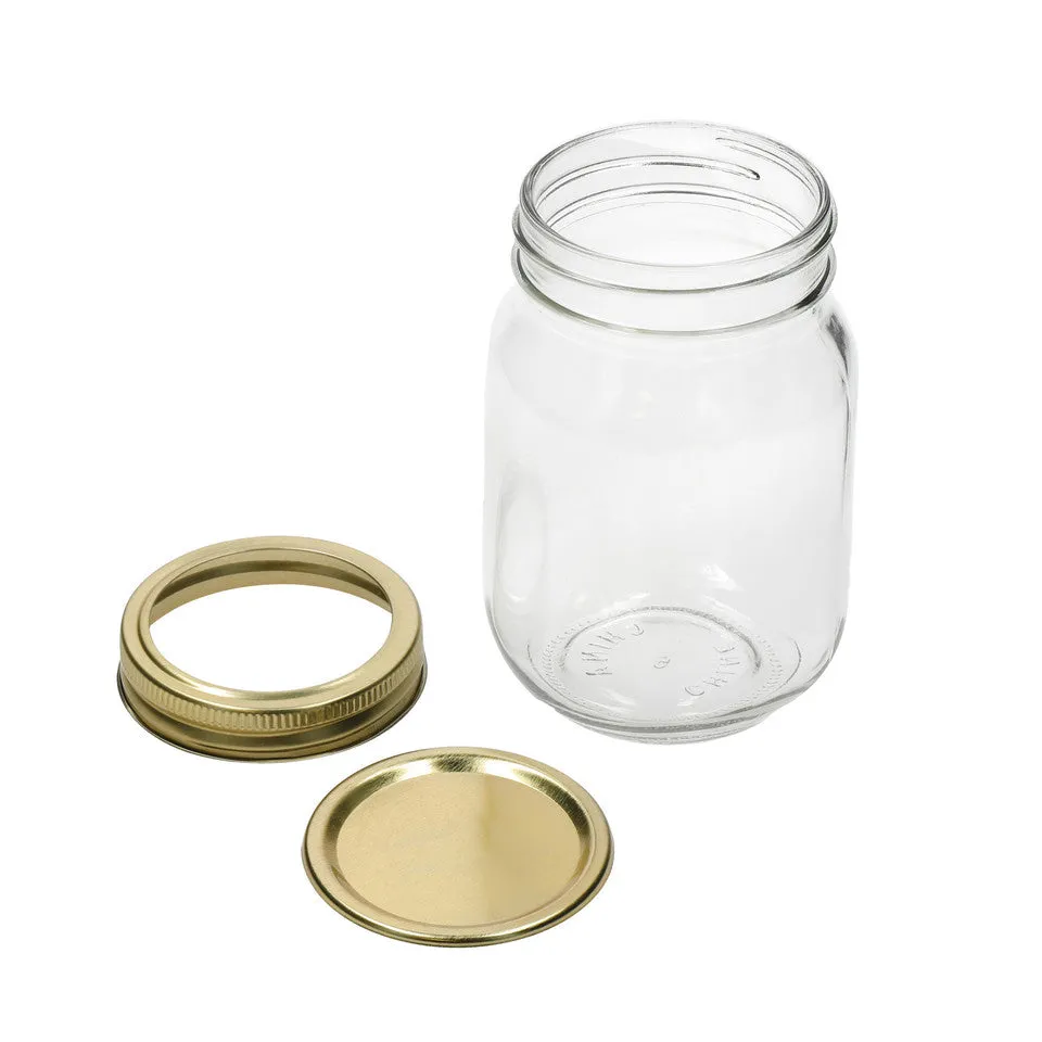 Home Made Glass Preserving Jar 500g
