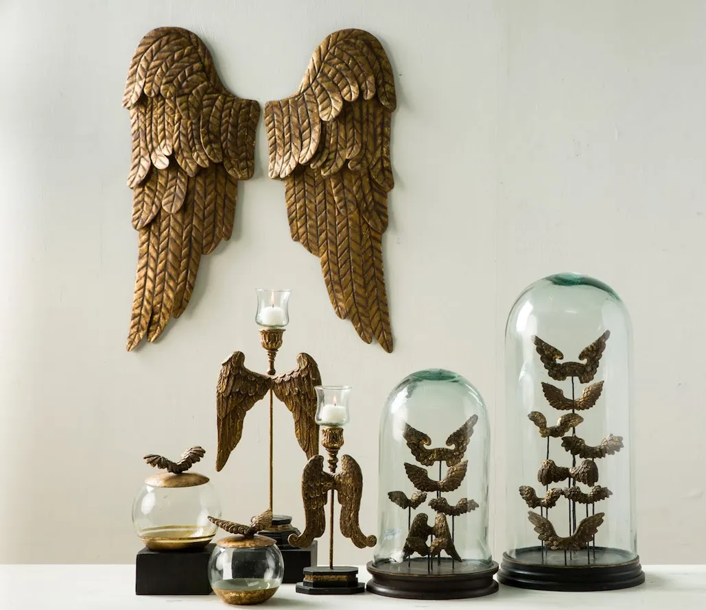 LARGE TIN WINGS, LEFT & RIGHT