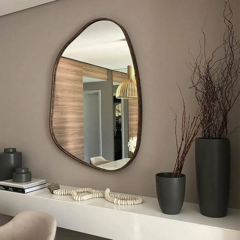 Le Mans | Large Modern Minimalist Irregular Mirror