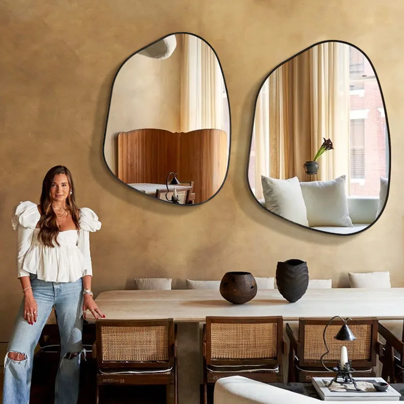 Le Mans | Large Modern Minimalist Irregular Mirror