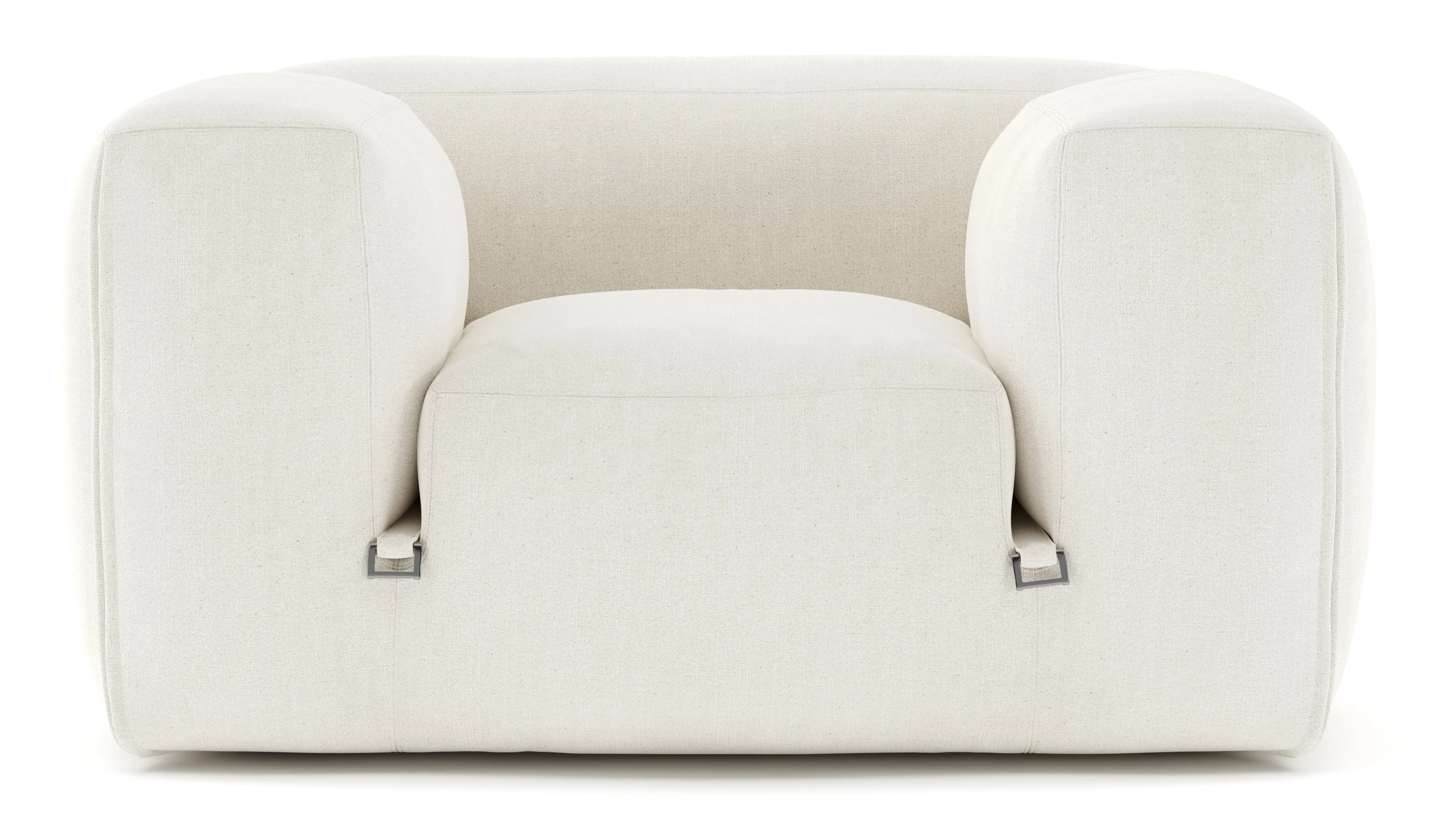 Le Mura - Le Mura Lounge Armchair, Natural Linen