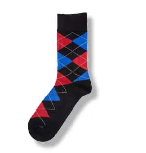 Men " Berry"GENTLE ZIG ZAG SOCKS
