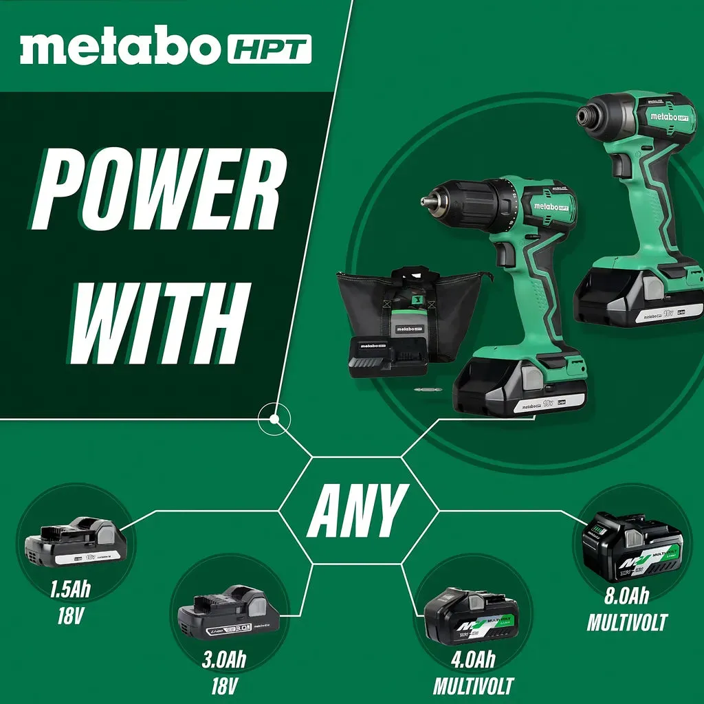 Metabo HPT KC18DDX 18V Cordless Impact Driver and Drill Kit