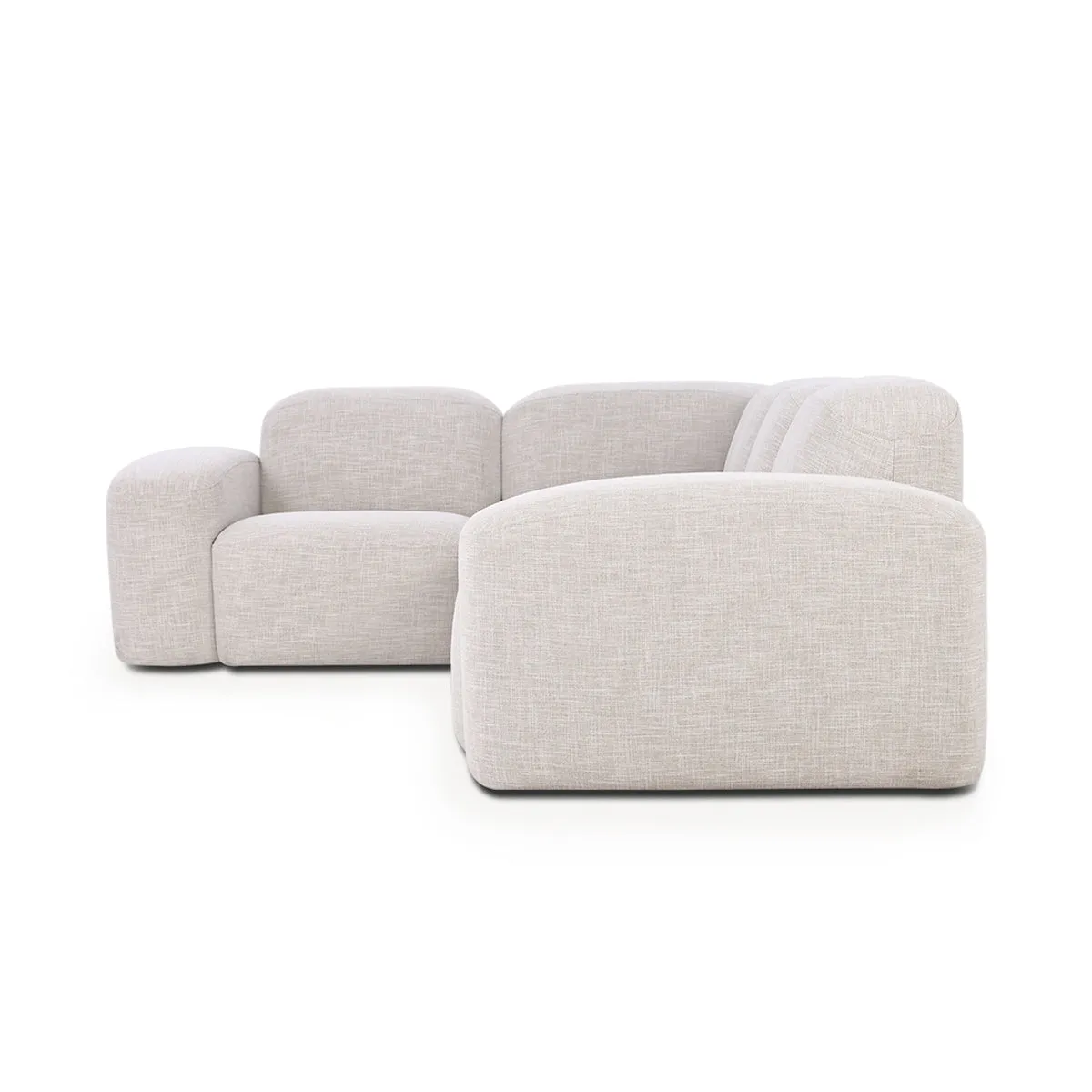 Muse 4 Piece Modular Sofa (Byron Oyster)