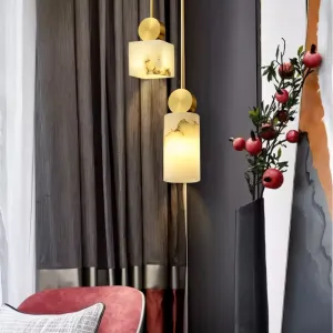 Noreva Alabaster Pendant Light