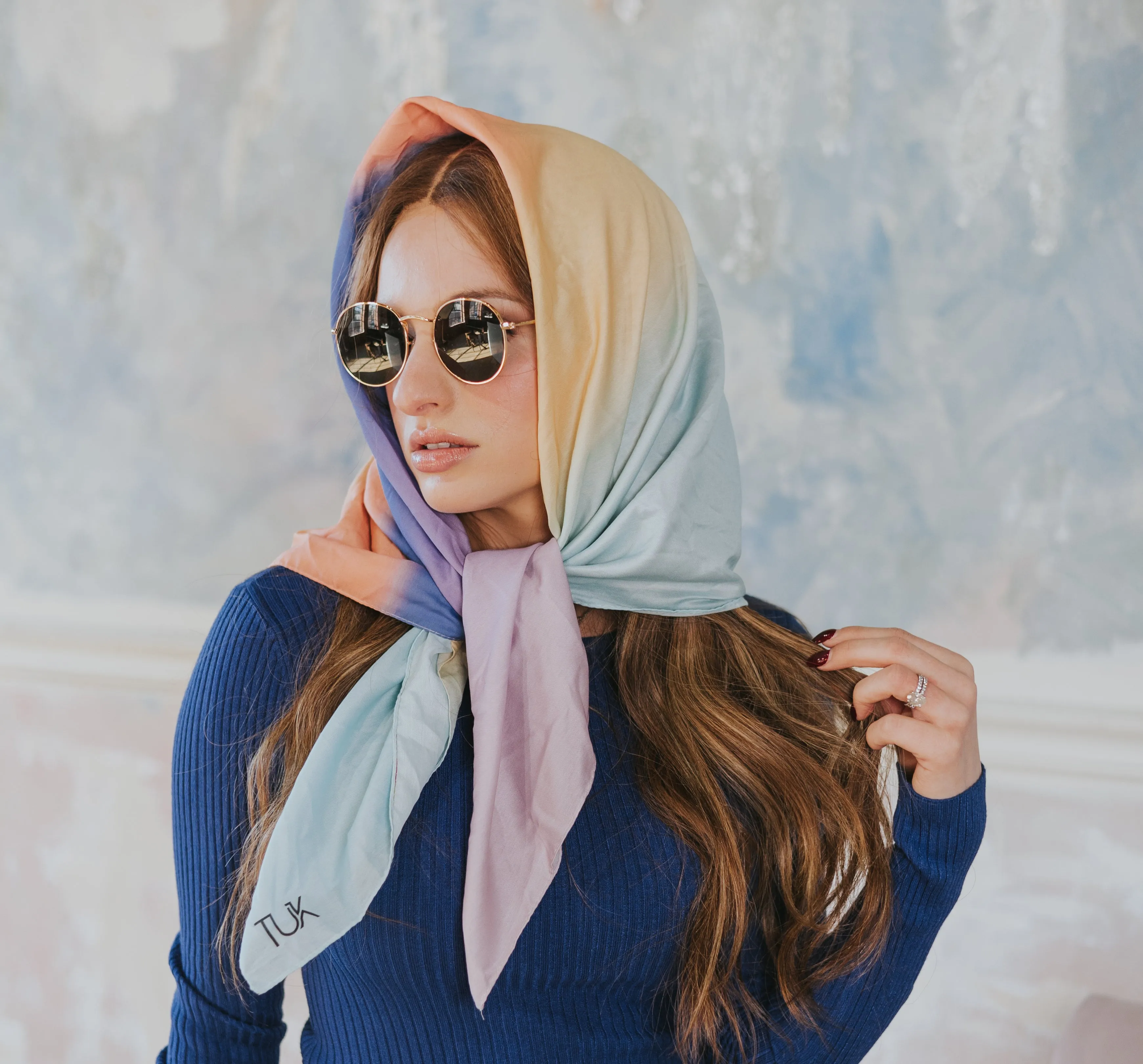 Ocean Views Head Scarf