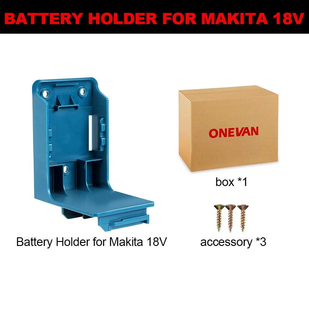 ONEVAN 2 In 1 Power Tool Holder Battery Mount Hanger Case