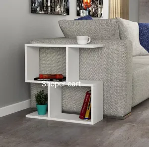 OXMIC Bedside,White Night Stand,Side End Wood Bedside Tables with Drawer for Bedroom Living Room (White)